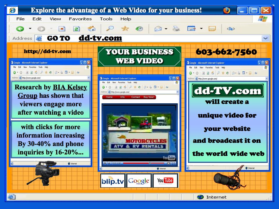 Video Production TV Producer Mt Washington Valley NH, ME, MA, VT, business website videography, promotional Film, viral videos, creative technique, scenic, mountains, ocean, Caribbean sea, New England and USA will travel, Yankee New England Humor, commercial webpage internet video